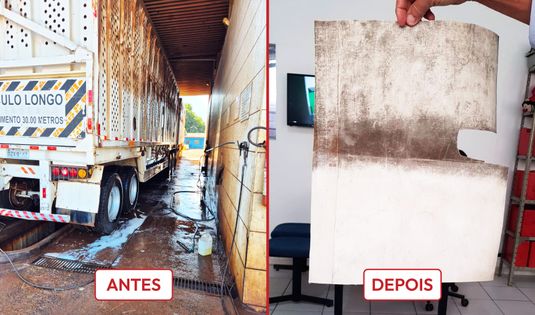 Antes e depois - Oficinas Mecânicas